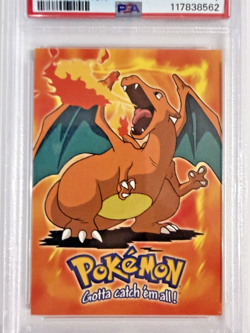 1999 Topps Pokemon The Movie Charizard #6 PSA 7 NM – Base Non-Holo Graded Card - Image 3