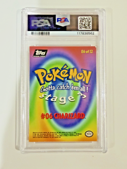 1999 Topps Pokemon The Movie Charizard #6 PSA 7 NM – Base Non-Holo Graded Card - Image 4