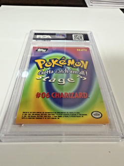 1999 Topps Pokemon The Movie Charizard #6 PSA 7 NM – Base Non-Holo Graded Card - Image 5