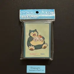 Pokemon Center Japan Snorlax's Yawn Card Sleeves 64 COUNT ~ US SELLER - Image 1