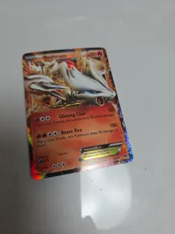 Reshiram EX 22/99 Next Destinies Ultra Rare Holo Pokemon Card 2012 Black White - Image 1