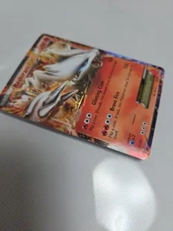 Reshiram EX 22/99 Next Destinies Ultra Rare Holo Pokemon Card 2012 Black White - Image 3
