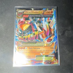 The Pokemon Company Primal Groudon EX 86/160 Primal Clash Full Art Holo - Image 1