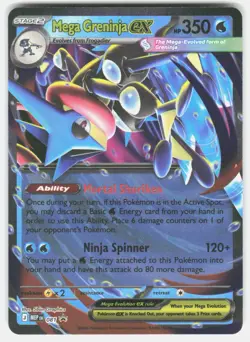 MEGA GRENINJA EX 081 HOLO PROMO ME: MEGA EVOLUTION PROMO POKEMON NM/M - Image 1