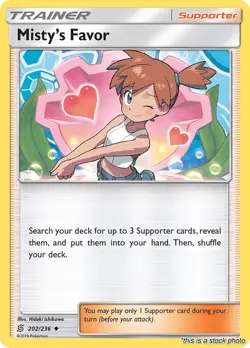 Pokemon | Misty's Favor [SM11 - 202/236] NM - Image 1