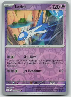 Pokemon Latios 077/191 Surging Sparks Uncommon Reverse Holo NM - Image 1