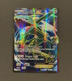 Pokemon TCG Rayquaza EX Roaring Skies 104/108 Full Art Holo Ultra Rare - Image 1