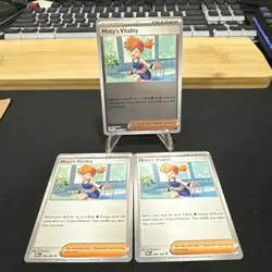 3x Misty's Vitality 080/084 *1 Reverse Holo* - Pokemon TCG Pitch Black -NM - Image 1