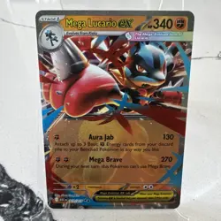 Mega Lucario ex 113/217 Double Rare Ascended Heroes Pokemon Holo Near Mint - Image 1