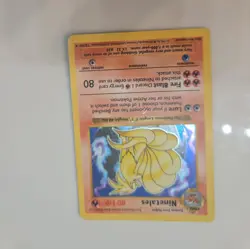 Pokemon Ninetales 12/102 Base Set Holo Rare Unlimited English 1999 MP - Image 2