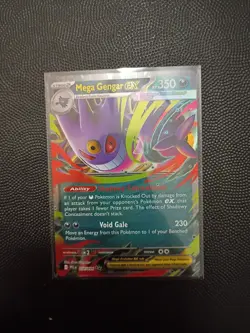 Mega Gengar ex 056/094 Double Rare Phantasmal Flames Pokemon NM - Image 1