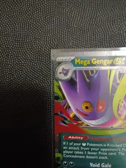 Mega Gengar ex 056/094 Double Rare Phantasmal Flames Pokemon NM - Image 2
