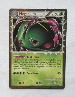 Meganium (Prime) HGSS08 Black Star Promo Pokemon HGSS Promos Vintage Holo NM/LP - Image 1