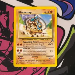 Hitmontop 37 Promo Wizards Black Star Promos Pokemon Damaged - Image 1