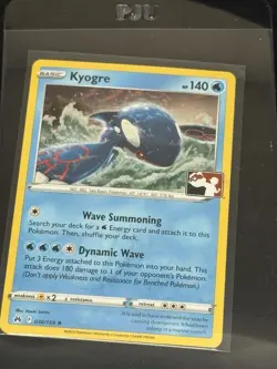 Pokemon TCG Kyogre 036/159 Prize Pack Series Cosmos Holo Basic HP 140 EN - Image 1