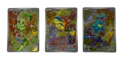 Pokemon First Partner Collection Series 2 Chikorita Totodile Cyndaquil Promo lot - Image 1