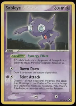 Sableye 22/108 MP Power Keepers Rare Pokemon - Image 1