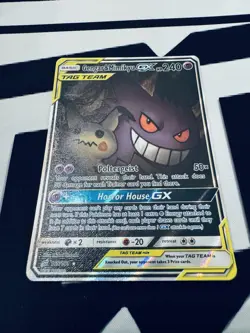 Pokemon TCG Gengar & Mimikyu GX 165/181 Team Up Alternate Full Art - Image 2