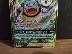 Blastoise & Piplup GX (Alternate Full Art) #215/236 SM- Cosmic Eclipse Near Mint - Image 5