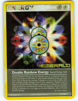 Double Rainbow Energy - Reverse Holo - 87/106 Emerald - Pokemon TCG - 2005 - Image 1