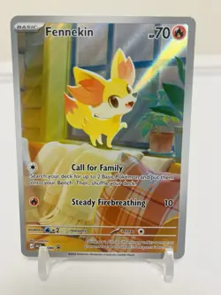 2026 Pokemon Mega Evolution Fennekin 080 Promo Holo (PSA Grade Ready) - Image 1