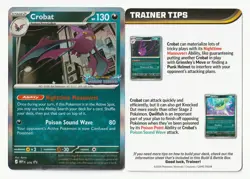 PRERELEASE Build & Battle Promo Crobat Holo MEP 076 - Pokemon Chaos Rising (NM) - Image 1