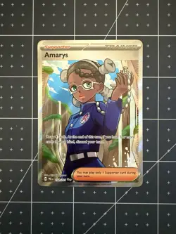 Amarys 132/131 Ultra Rare Sv: Prismatic Evolutions Full Art Pokemon NM - Image 1