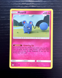 Azurill 146/236 SM Cosmic Eclipse Common Regular Pokemon TCG - Image 1