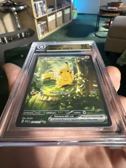 BGS Pristine 10 Pikachu EX 276/217 SIR Ascended Heroes Mega Evolution Pokemon - Image 3