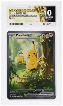 Pikachu EX SIR - Ascended Heroes - 276/217 - Ace 10 - Perfect Subgrades - Image 5