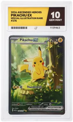 Pikachu ex SIR - Ascended Heroes - 276/217 - ACE 10 - Perfect Subgrades - Image 1