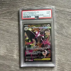 Pokemon TCG Phantasmal Flames Mega Lopunny ex SIR holo 128/094 English PSA 9 - Image 1