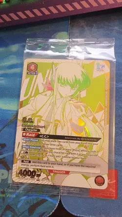 Union Arena C.C. Code Geass Rare Battle Top 4 Promo Holo Foil Seald - Image 2