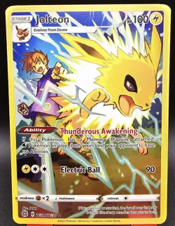 Pokemon TCG Brilliant Stars Jolteon Trainer Gallery Holo Rare TG04/TG30 NM/M - Image 1