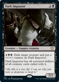 Dark Impostor [Innistrad: Crimson Vow Commander] Magic MTG - Image 1