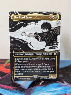 Fire Lord Zuko #0315 Borderless MTG Avatar: The Last Airbender - NM - Image 1
