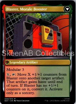 MTG SkeenAB Blaster, Combat DJ Universes Beyond: Transformers NM - Image 2