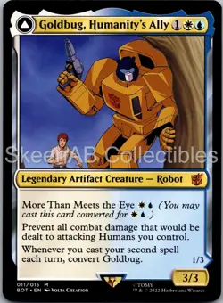 MTG SkeenAB Goldbug, Humanity's Ally Universes Beyond: Transformers NM - Image 1