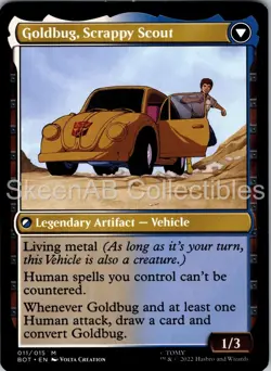 MTG SkeenAB Goldbug, Humanity's Ally Universes Beyond: Transformers NM - Image 2
