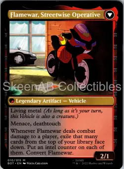 MTG SkeenAB Flamewar, Brash Veteran Universes Beyond: Transformers NM - Image 2