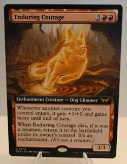 Enduring Courage (Extended Art) MTG Duskmourn: House of Horror Regular - Image 1