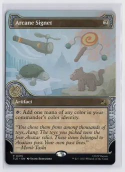 Magic The Gathering MTG - Arcane Signet (Showcase) - Avatar: The Last Airbender - Image 1