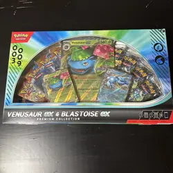 Pokemon TCG Venusaur EX And Blastoise EX Premium Collection Gamestop Exclusive - Image 1