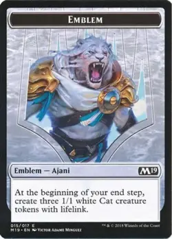 Ajani Emblem (015/017) - M19 Magic 2019 Core Set - Common - Image 1