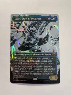 Ezuri, Claw of Progress - HALO FOIL SHOWCASE - MTG Multiverse Legends - NM - Image 1