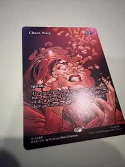 Chaos Warp (Borderless) Marvel Universe Eternal-Legal Regular Mtg M/NM Mythic - Image 4