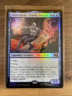 Wizards of the Coast MTG Silver Surfer, Cosmic Voyager 0639 Rare Foil EN - Image 1