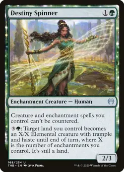 MTG Destiny Spinner Theros Beyond Death 168/254 Regular Uncommon - Image 1