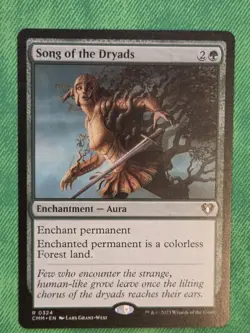 Song of the Dryads Commander Masters Regular NM - Image 1