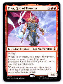 Thor, God of Thunder - Marvel Super Heroes - MTG - Image 1